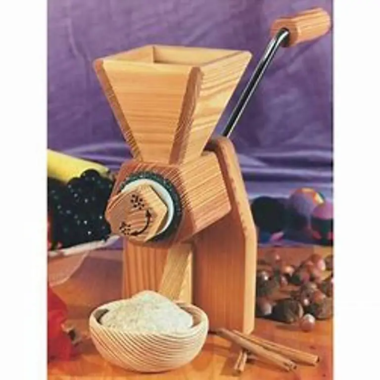 Getreidemühle Handmühle ohne Strom auskommen Korn-Kraft