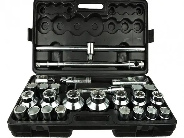  Steckschlüsselsatz 26 Stk. 3/4 "21-65 Sechskant
