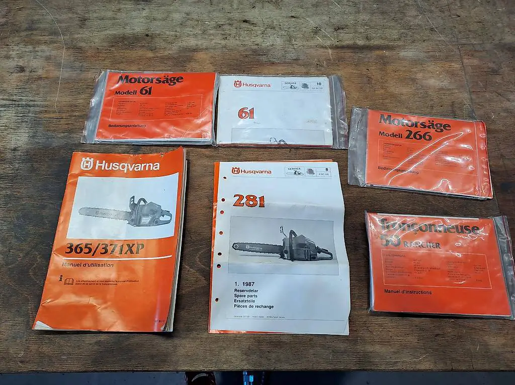 Alte Betriebsanleitungen Stihl, Husqvarna, Sachs Dolmar
