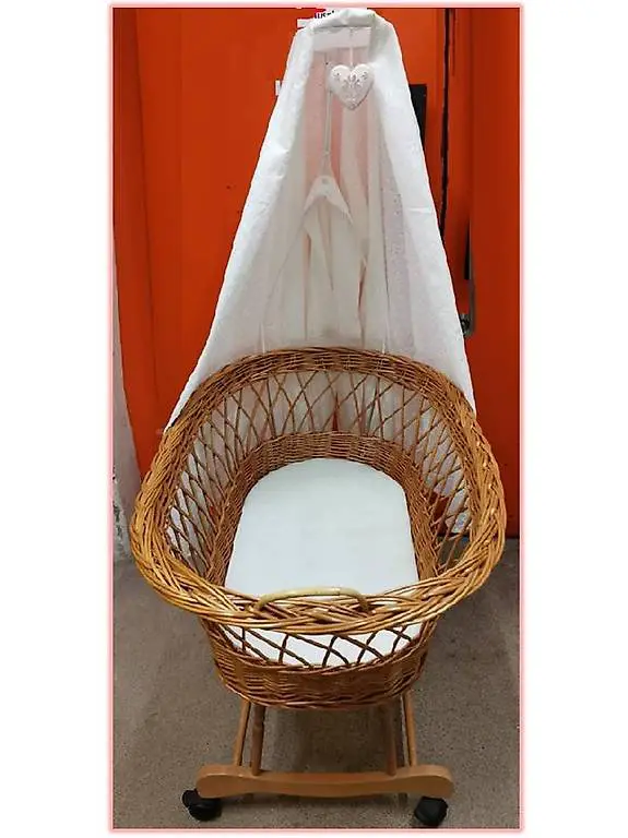 Stubenwagen Weidengeflecht mit Himmel von Leipold