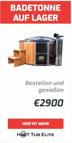 Badezuber Badefass Hot Pott Zuber Badetonne Pool