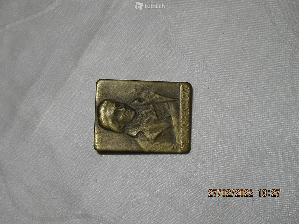 Anstecker, Abzeichen Heinrich Pestalozzi, 1740-1827