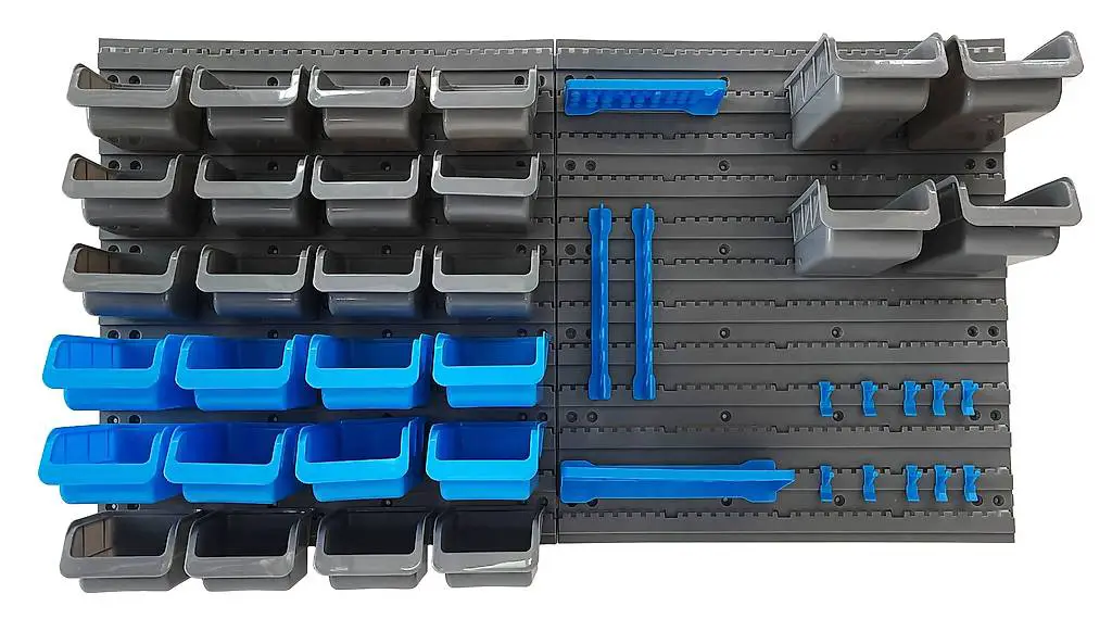 Parete attrezzi con cassette