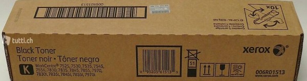  Xerox WorkCentre 7525/7535/7545, 7556 black Toner, 006R01513