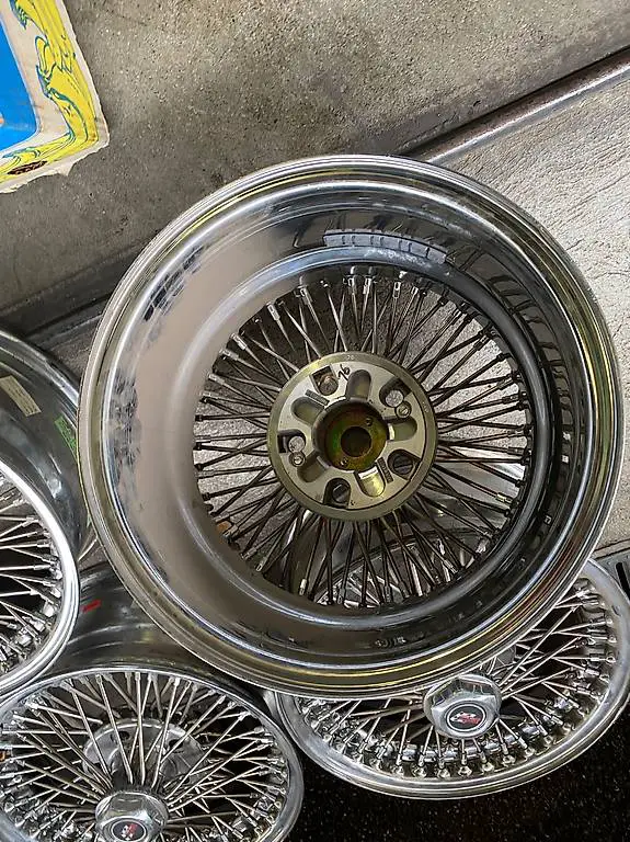 Stahlfelgen Speichenräder 7x14 Zoll Neu aus den 70 jahre