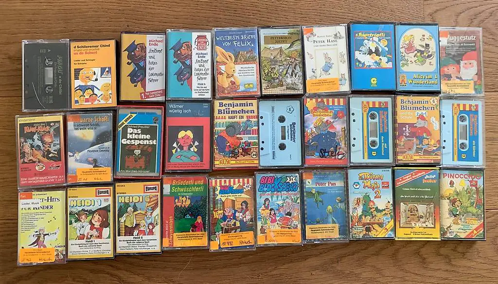 30 Diverse Kinderkassetten 2.-/Stk