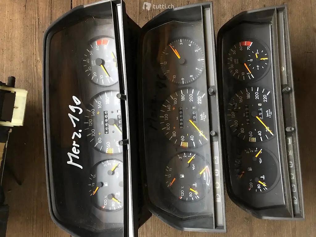 Div. Tachos Mercedes 190 und Mercedes Sprinter