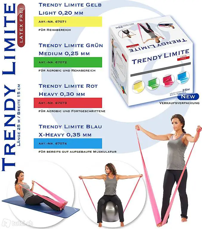  Theraband gelb 2 Meter