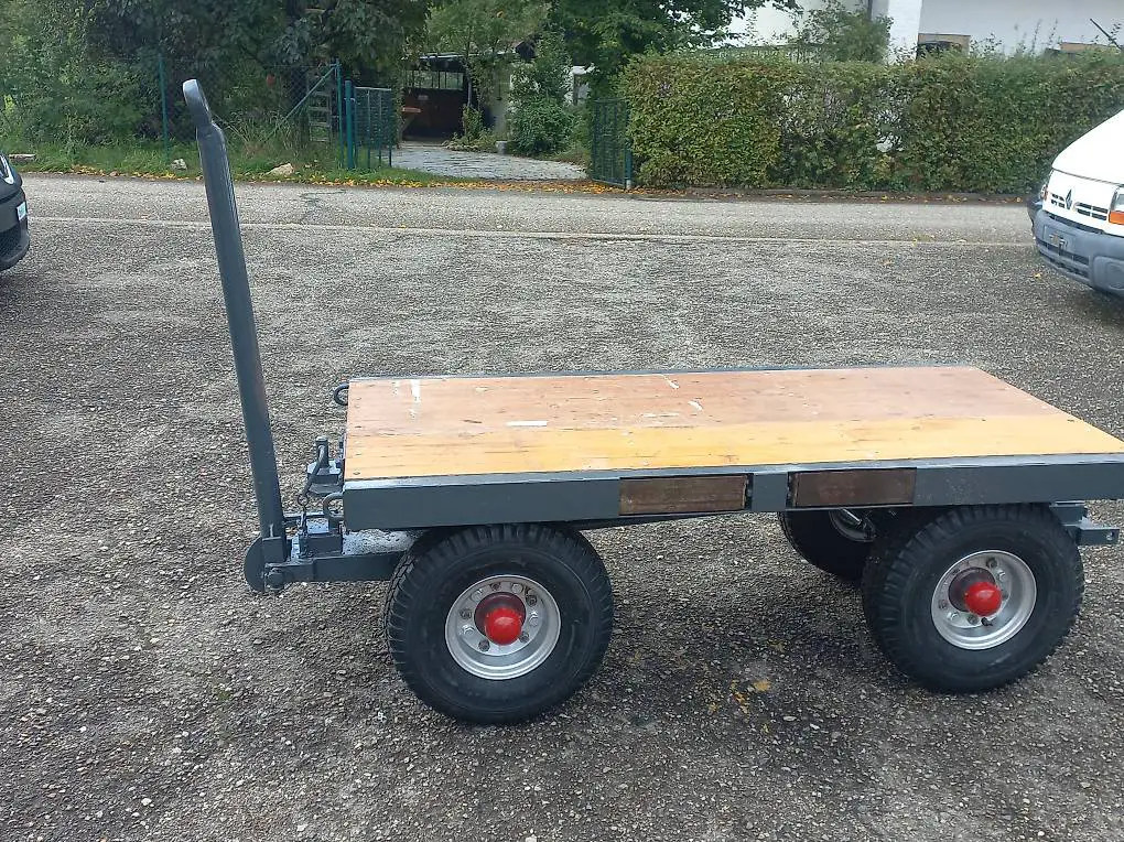Schwerlastanhänger 90 cm x 190 cm mit Achsschenkellenkung
