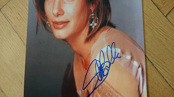 Sandra Bullock Unterschriftsfoto