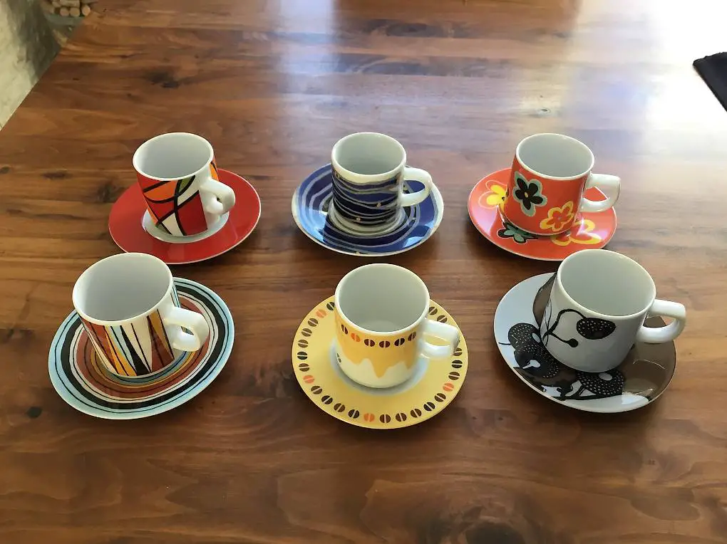 espressotassen sammeltassen von möbel pfister sechs stück