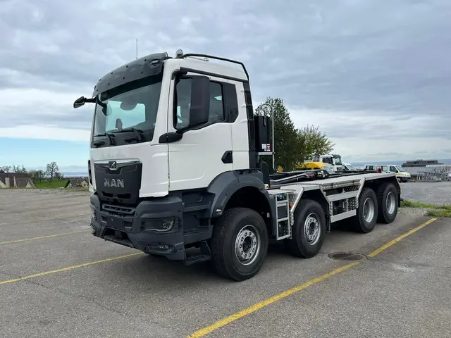 MAN, TGS 35.520 8x4 BB, Abrollkipper (Haken)