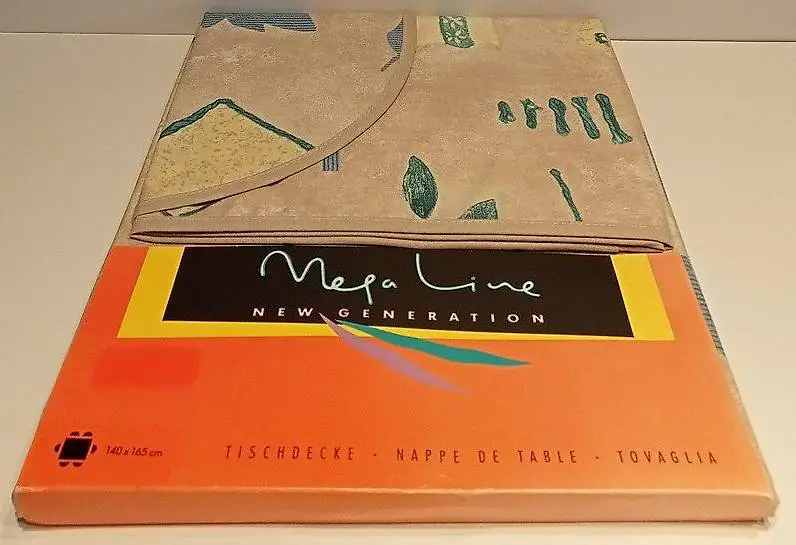 Tischdecke eckig 140 x 165 cm Baumwollgewebe beschichtet (N