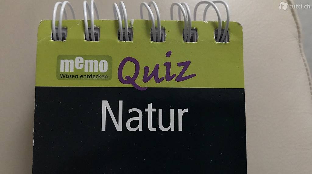 Memo Quiz Thema Natur