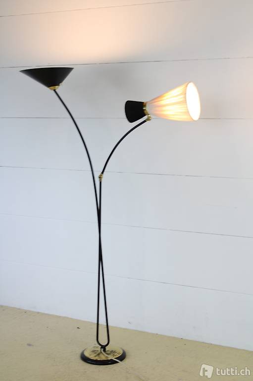  Wunderschöne, antike BAG Turgi Stehlampe - Designklassiker