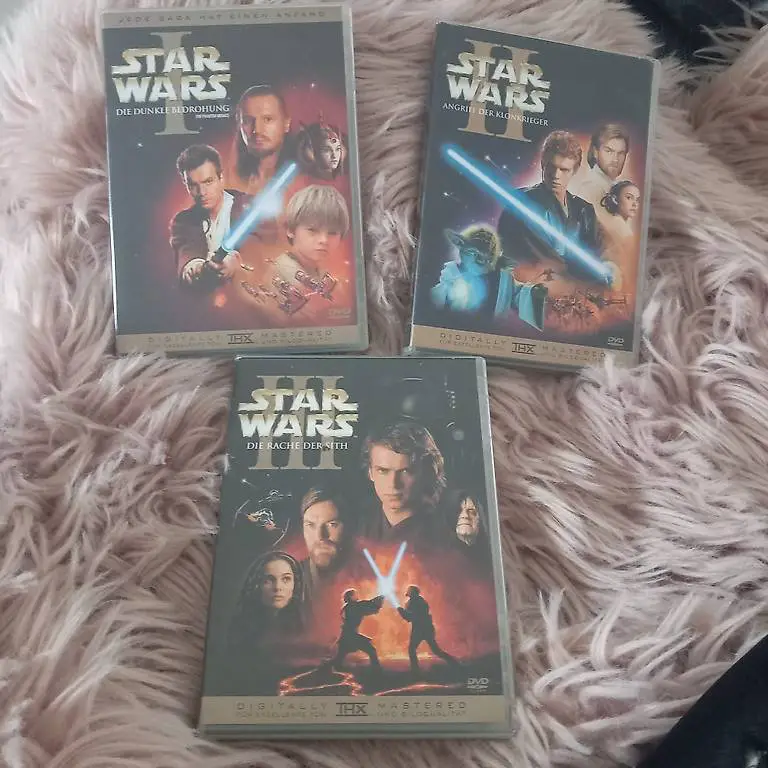 Tolle Star Wars DVD Sammlung 1-3