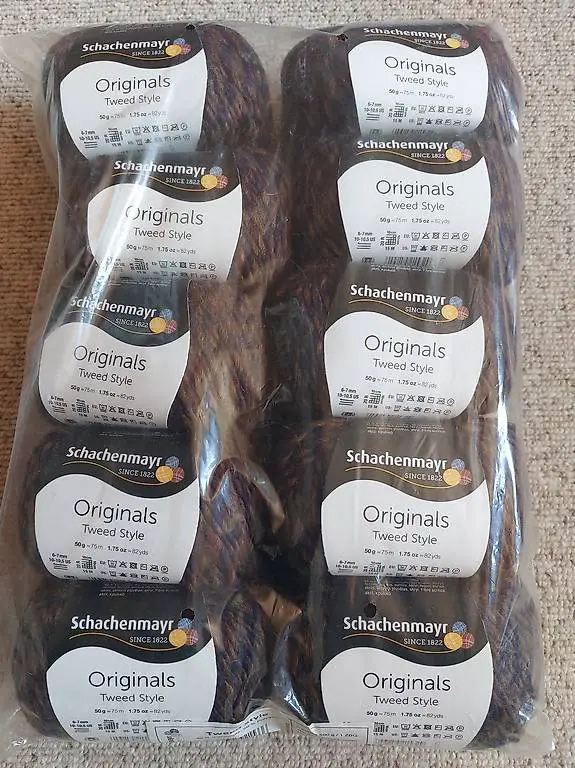 Wolle Schachenmayr: Tweed Style: violett-braun