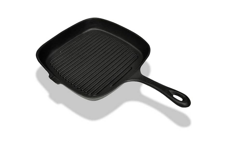 Grillpfanne Gusseisen 24 x 23 cm
