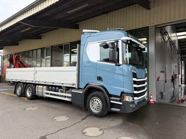scania, r500 6x2/2, kran