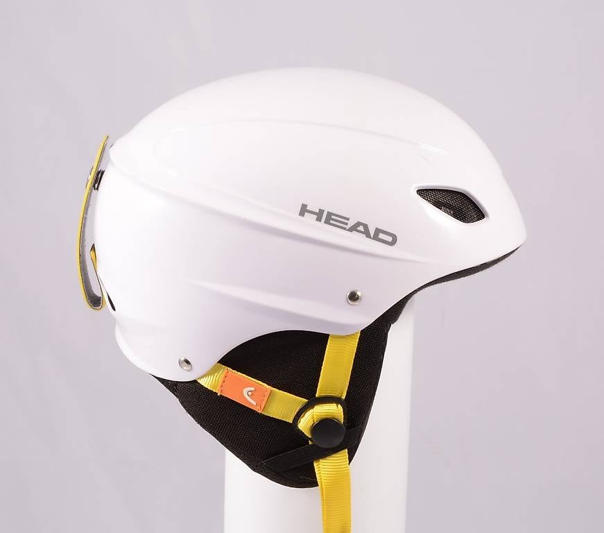 Skihelm Snowboardhelm HEAD WHITE/yellow 48 49 50 51
