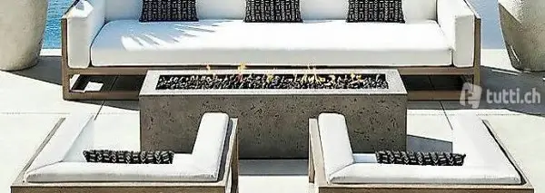  SET 1 Sofa 2 Sessel 1 Tisch Sitzmöbel Loungesofa Couch Teak