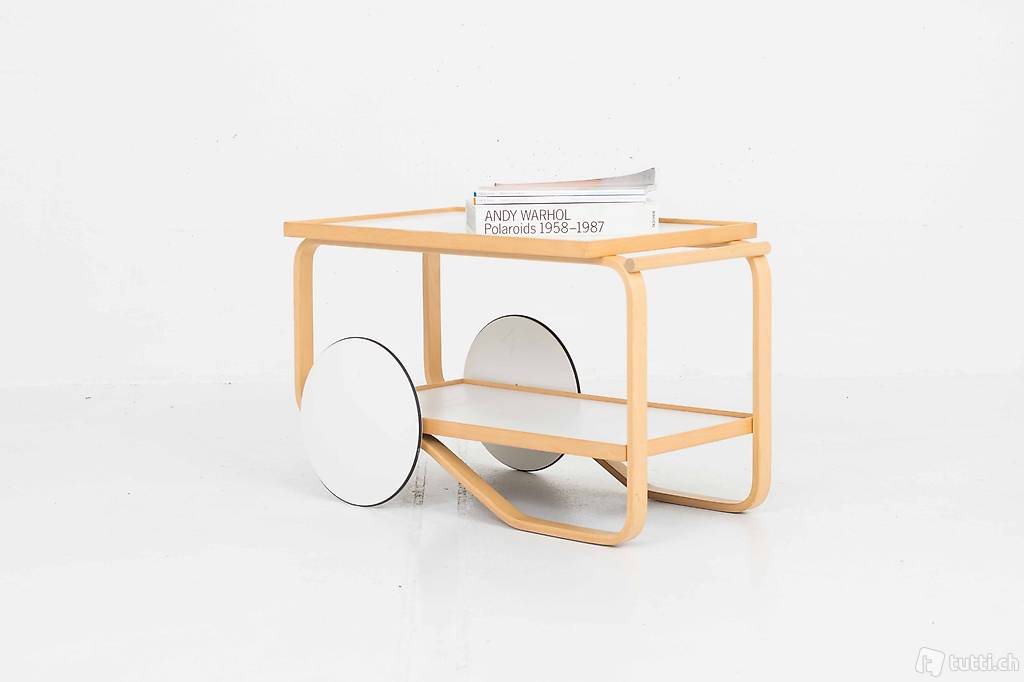  Alvar Aalto 901 Servierwagen von Artek
