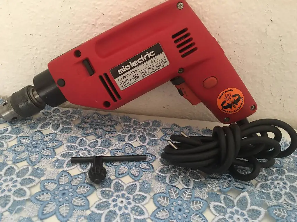 Bohrmaschine miolectrice mit neuem Schlüssel