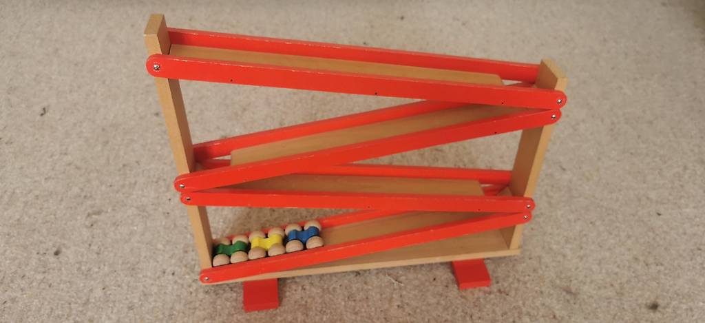 Holz Rollbahn Kugelbahn