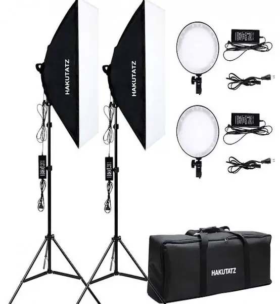  45W LED Softbox Studio Dauerlicht Set Foto Studio Daylight