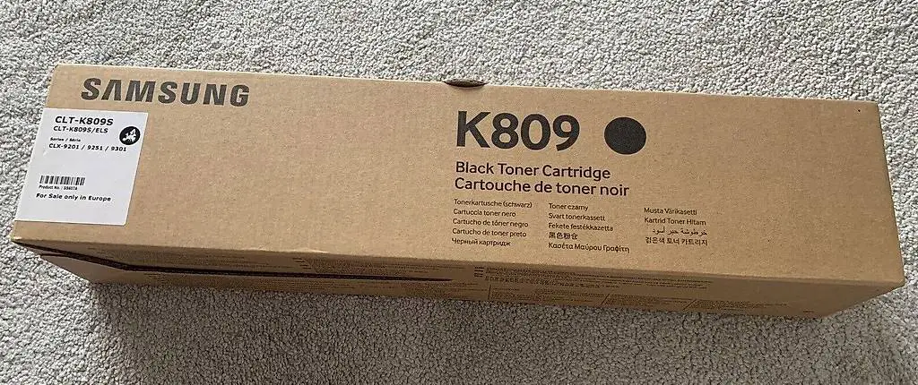 Samsung MultiXpress CLX-9201/CLX-9811 black Toner, CLT-K809S