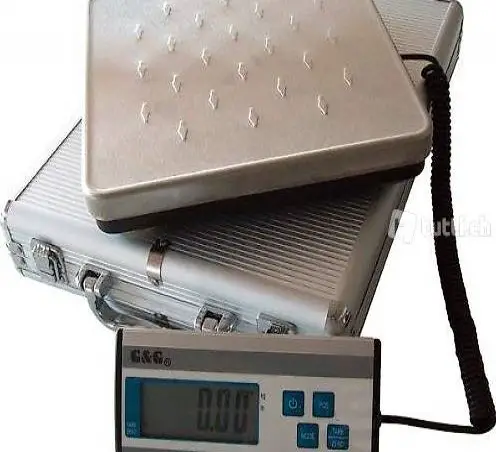  Plattformwaage Paketwaage inkl. Aluminium-Koffer