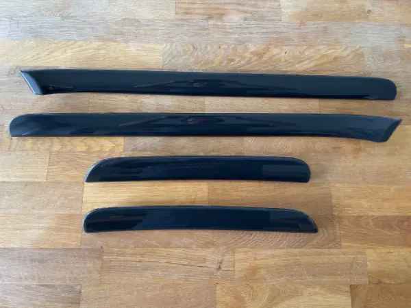 Audi A4 B6 Cabrio Zierleisten schwarz (Soul) Türleisten