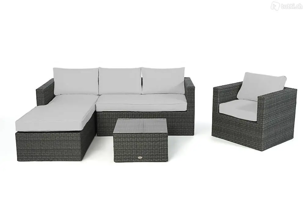  Rattan Gartenlounge