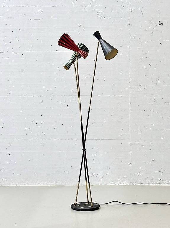 Mid-Century Stehlampe von Lumenform - 1960er Jahren