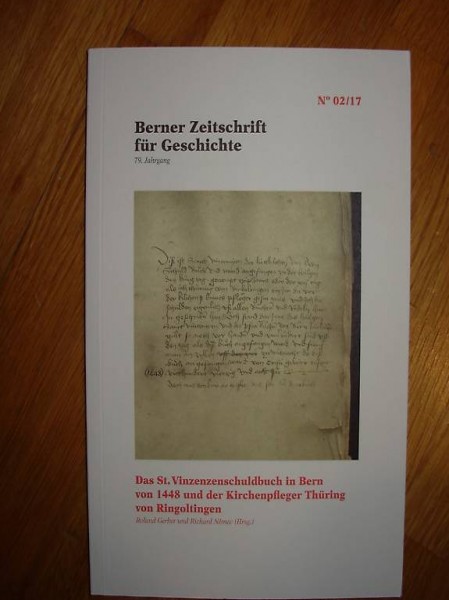 Berner Zeitschrift für Geschichte:Das St.Vinzenzenschuldbuch