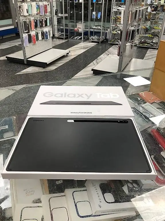 galaxy tab s8 ultra 128gb wifi, inkl.lederetui