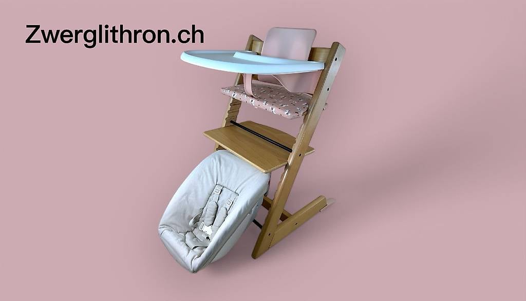 Stokke® Tripp Trapp inkl. Babyset, Newborn, Tray & Kissen