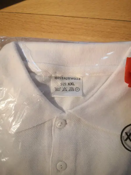 Polo T-Shirt weiss XXL