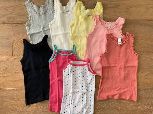 Herzige Trägertops/ Shirts für Mädchen - Gr. 86/92