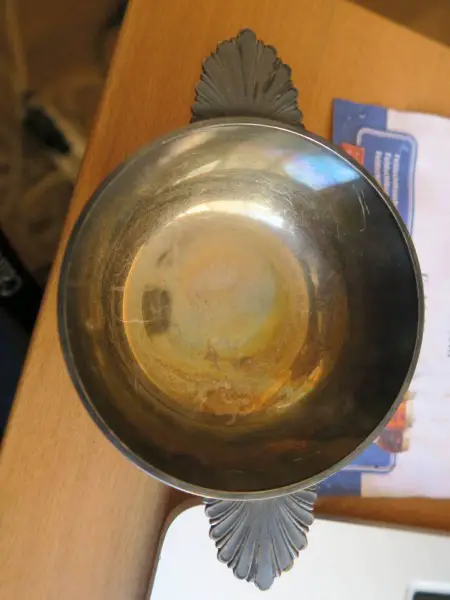 Jezler Silbeschale Nr2085, Gew. 133.35 Gr.Durchm. oben 10cm