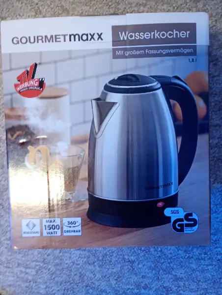 Wasserkocher Gourmetmaxx NEU
