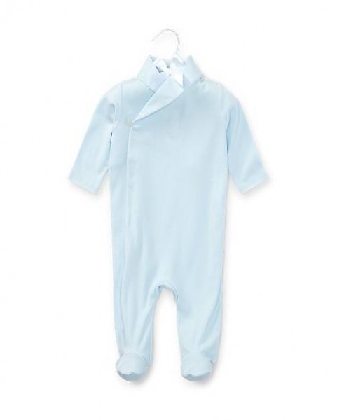 Ralph Lauren KLEINE JUNGEN Interlock-Strampler aus Baumwolle