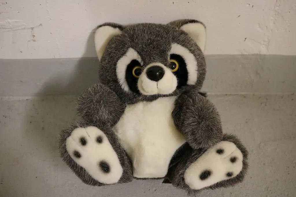 Waschbär Plüschtier Kuscheltier Stofftier