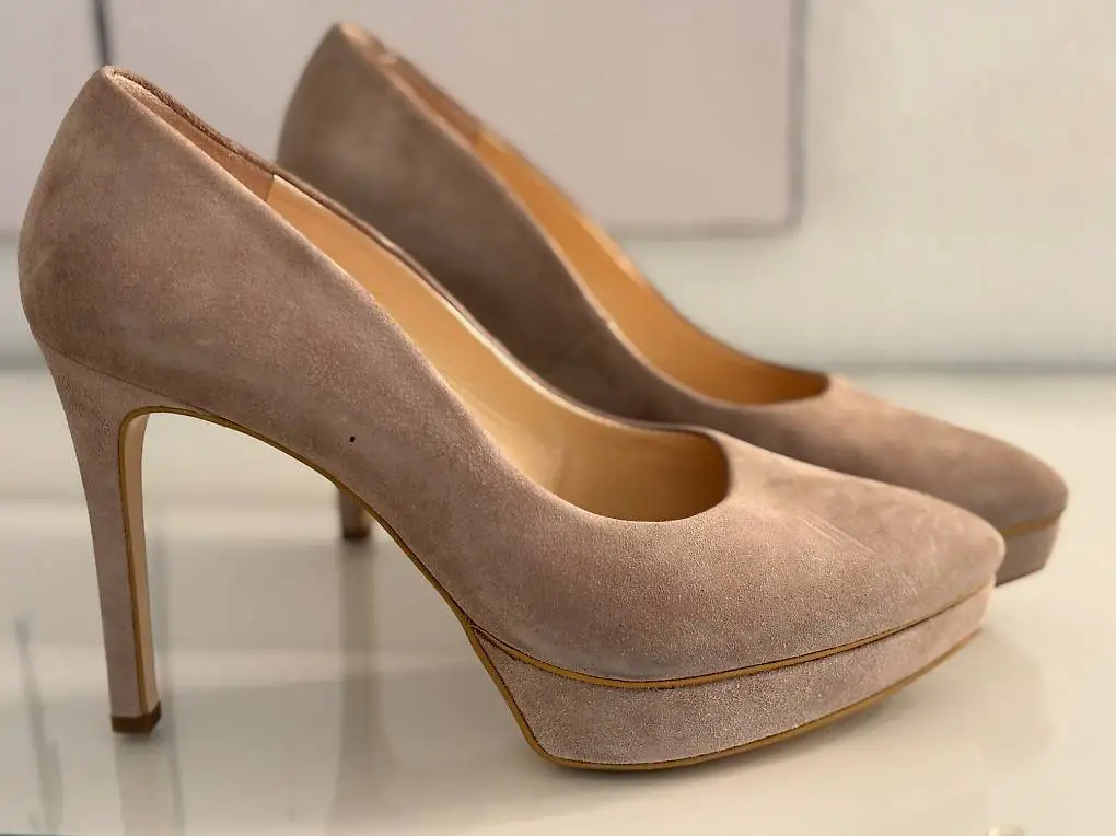 Wildleder Pumps Gr. 38.5