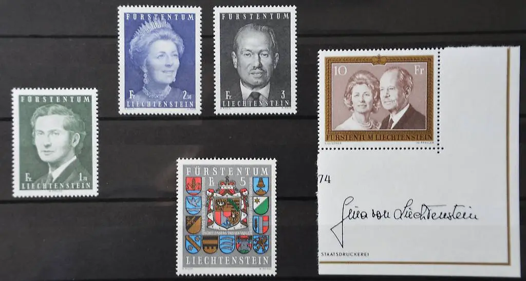 Fürstentum Liechtenstein Fürst/In und Erbprinz postfrisch