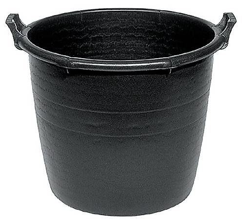 Pflanztopf 110 l aus schwarzem UV-stabilem LDPE Kunststoff