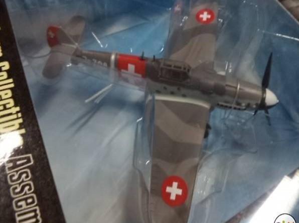 EASY MODELL M.S.406 SWISS Air Force Standmodell 1:72