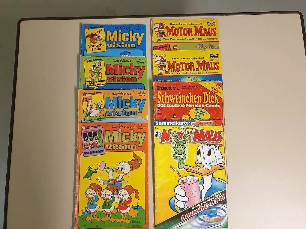 8 Comic Hefte aus 1977, 1978, 1979 und 2006