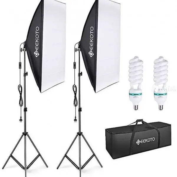  Softbox Set Fotostudio 50 x 70cm