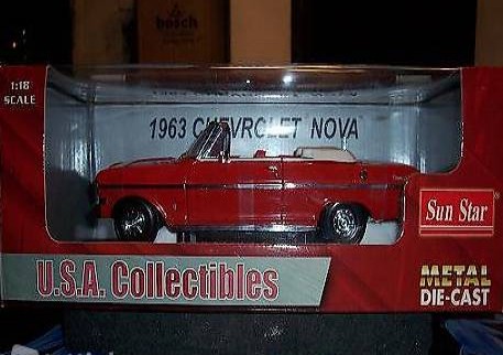 1963 Chevy Nova Convertible rot 1:18